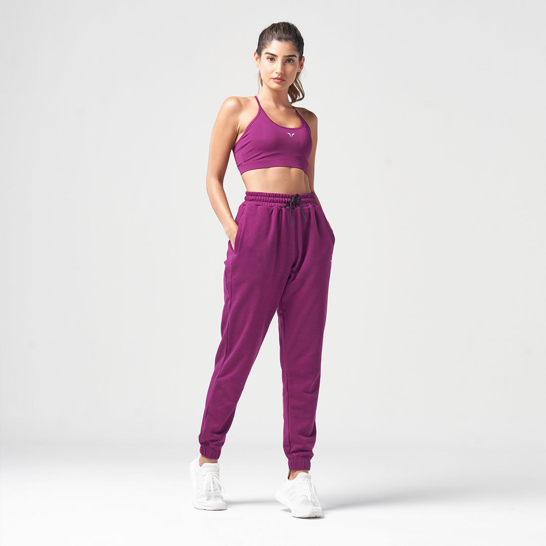 ESSENTIAL JOGGERS - DARK PURPLE